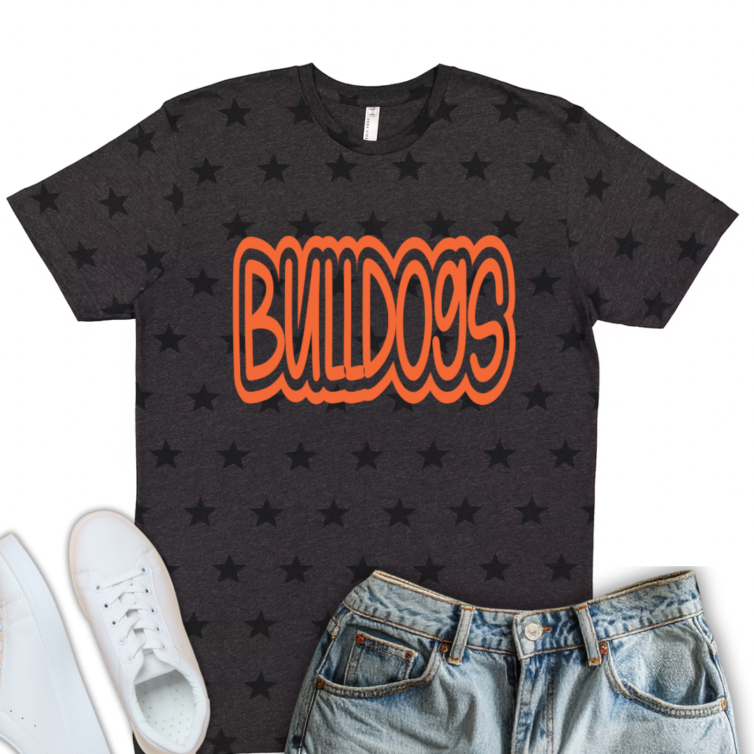 PUFF MASCOT ON STAR SHIRT (CUSTOMIZABLE)