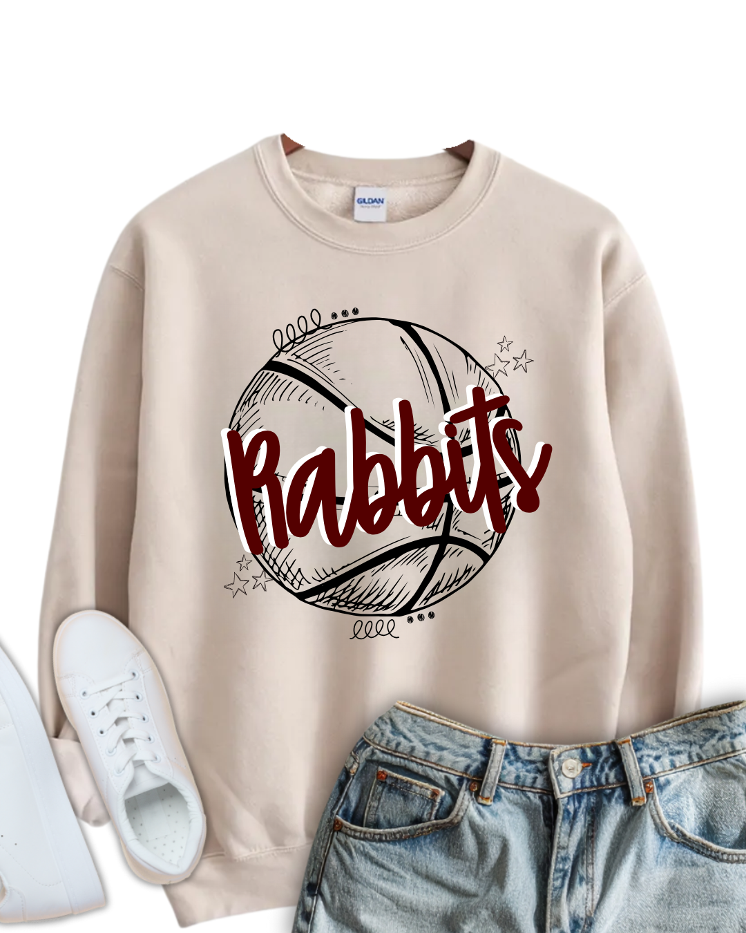 MASCOT WITH BASKETBALL (CUSTOMIZABLE)