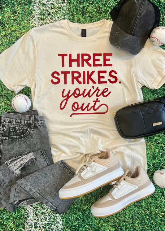 THREE STRIKES (SHORT SLEEVE)