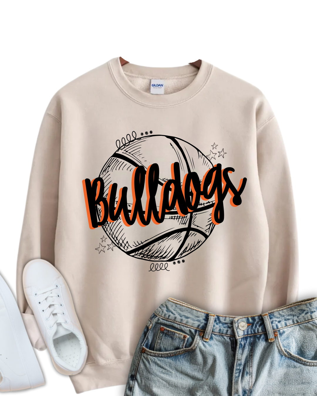 MASCOT WITH BASKETBALL (CUSTOMIZABLE)