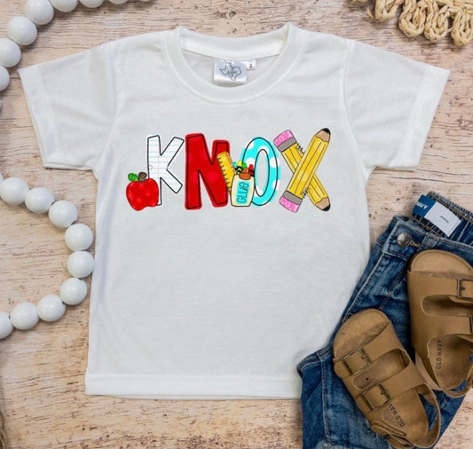 CUSTOM SCHOOL TEE (BOY - PENCIL)