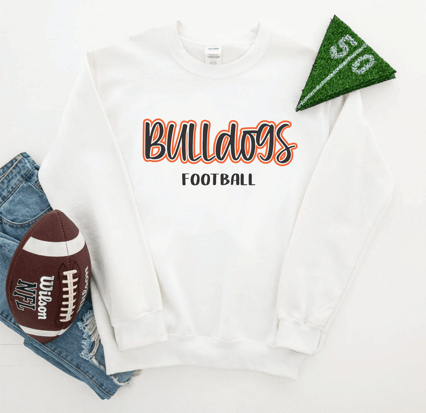 BULLDOGS PUFF OUTLINE - SWEATSHIRT