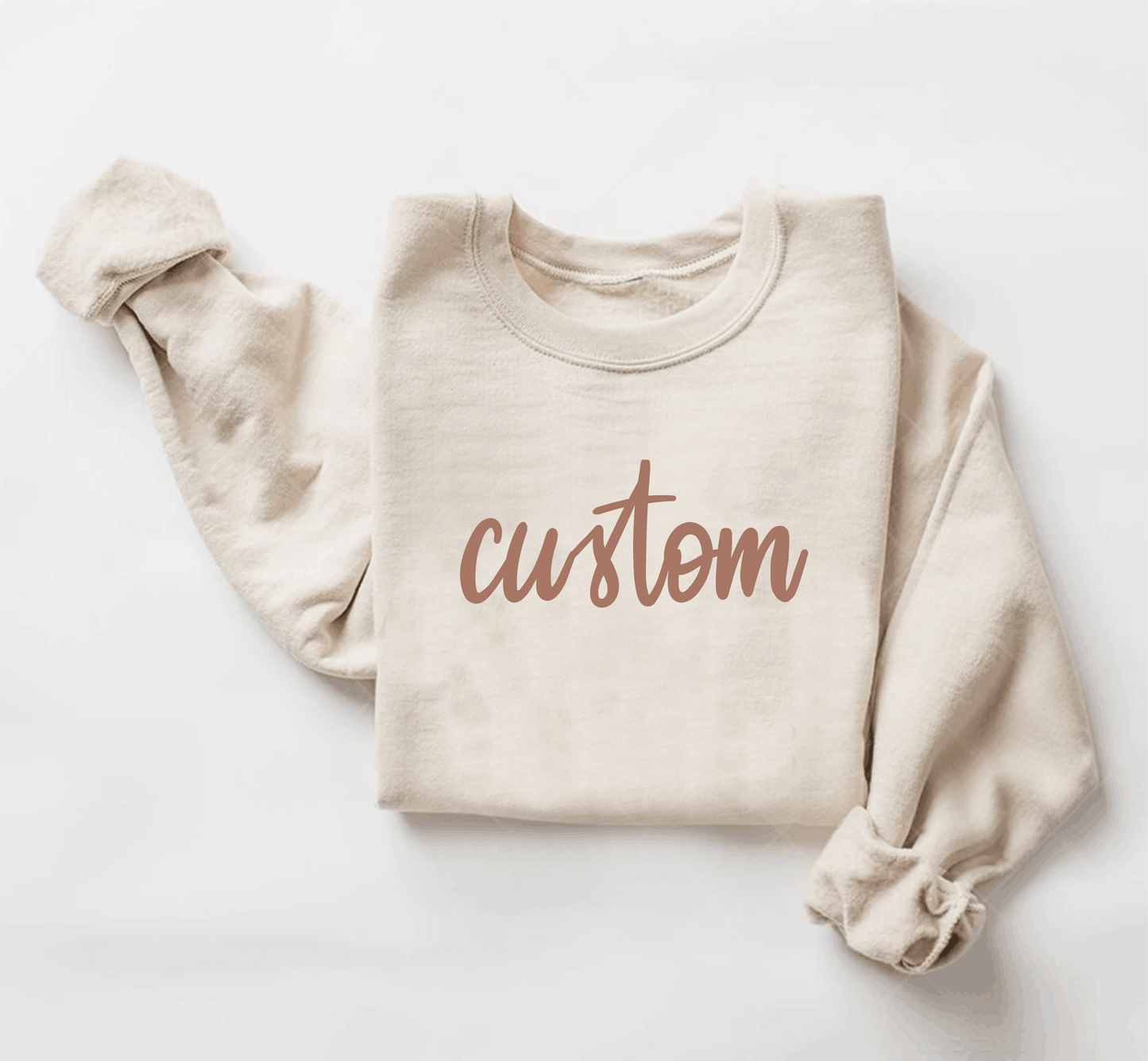 CUSTOM PUFF - CAMEL INK/SANDSTONE SWEATSHIRT