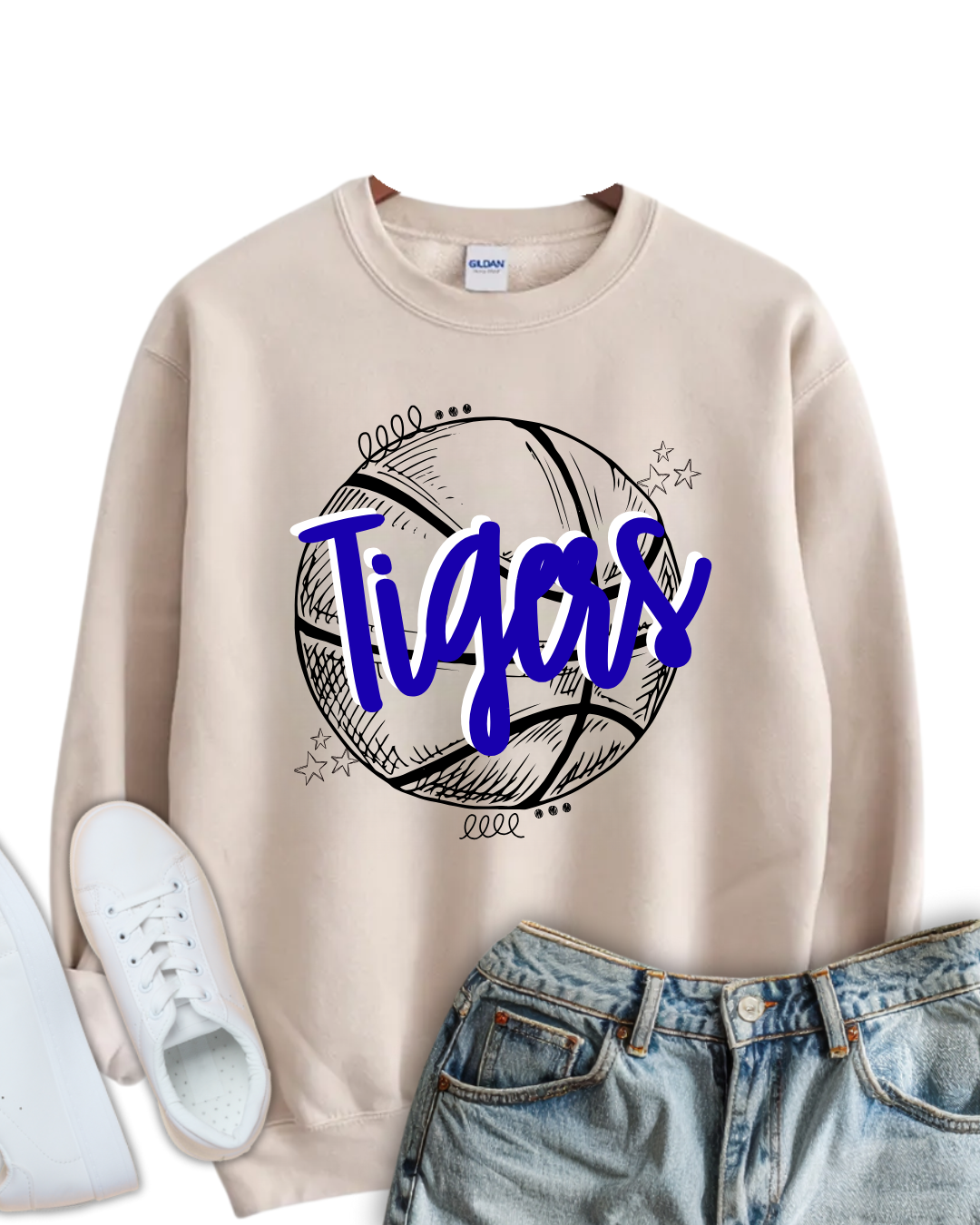 MASCOT WITH BASKETBALL (CUSTOMIZABLE)