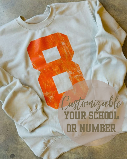 VINTAGE JERSEY SWEATSHIRT (CUSTOMIZABLE)