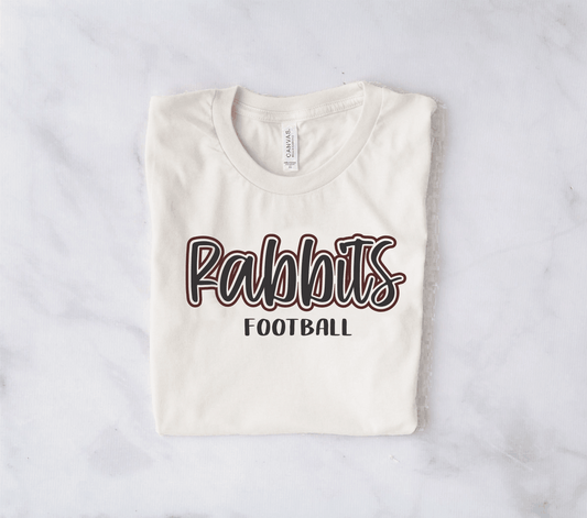 RABBITS PUFF OUTLINE - CREAM